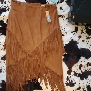 Fringe skirt